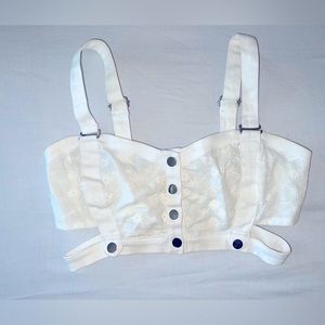 White For Love and Lemons top